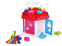 Будиночок "Розумний малюк" 2438 (8) "ТЕХНОК" Упаковка: Пакет Іграшки для маленьких дітей зобов'язані