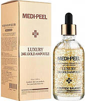 Сыворотка для лица Medi-Peel Luxury 24K Gold Ampoule с золотом для эластичности кожи ,100 мл