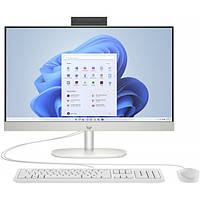 Моноблок с клавиатурой и мышкой 23.8" HP 24-cr0001ua AiO 16Gb/SSD512Gb WiFi Cam DOS Shell White (95Z23EA)