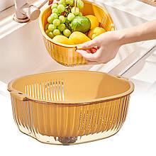 Універсальний двошаровий друшляк PET 50208-0054, Помаранчевий (WAN)