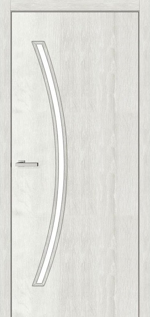 Двері міжкімнатні MSDoors Ostin Горіх білий (зі склом сатин)