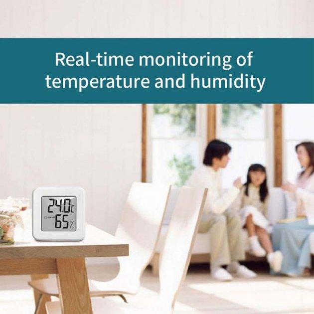 Цифровой термометр гигрометр Thermometer 1207 white - фото 5 - id-p1980218299