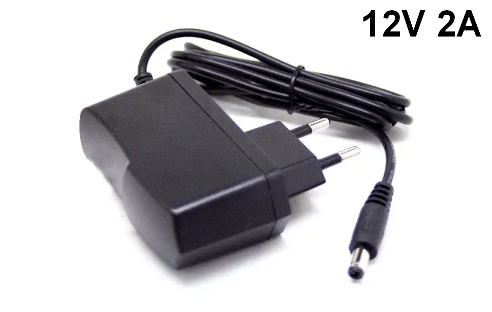 Блок живлення зарядний пристрій 12V 2A 5.5*2.5mm, фото 1