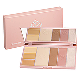 Палітра для контурингу обличчя Bogenia Angelic Correction Palette BG 906 No001, 33.9 г, фото 3
