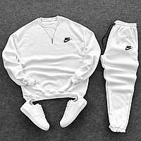Костюм мужской белый спортивный костюм N- white Shoper Костюм найк чоловічий білий спортивний костюм N- white