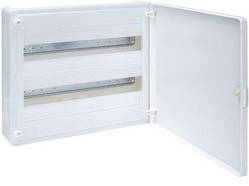 Бокс (щиток) под автоматы Hager Cosmos 12 модульный, внешний VD112PD с белой дверцой