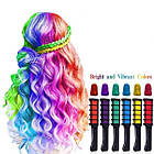 Набір гребінців із кольоровими крейдою 10 шт. Hair Chalk, фото 4
