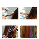 Набір гребінців із кольоровими крейдою 10 шт. Hair Chalk, фото 6
