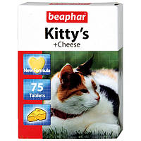 Beaphar Kitty`s Cheese БЕАФАР КИТТИС СЫР витаминизированное лакомство (сердечки) для котов