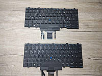 Клавиатура для ноутбука Dell Latitude E5450 E5470 E5480 E7450 E7470 ЕВРОПА вертикальный ENTER трекпад подсв БУ