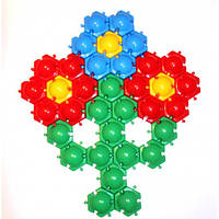 Игрушка Мозаика пазлы Коврик ТехноК 2940 в коробке 40 фишек детская пластиковая развивающая для детей
