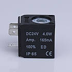 Котушка з роз'ємом для пневморозподільника 4V210, напруга 24 В