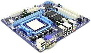 Материнська плата sAM3 AMD 740 GM 2*DDR3 Gigabyte GA-MA74GMT-S2 mATX б/у