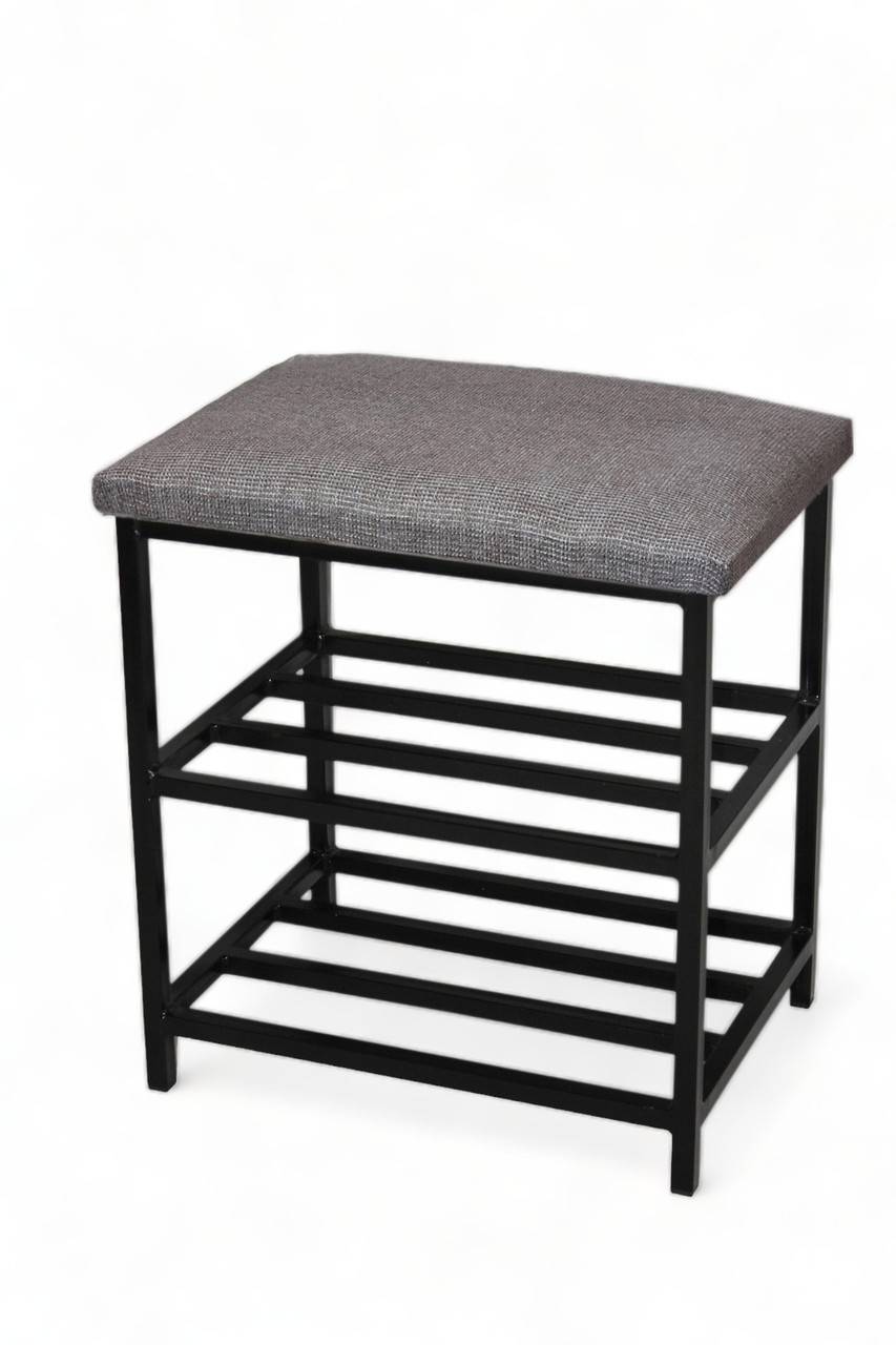 Банкетка лофт маленька 40 см з полицями та сидінням, фото 1