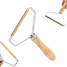 Портативна щітка для чищення одягу меблів килимів, Щітка-скребок для видалення шерсті, фото 4