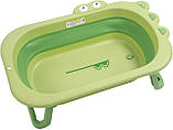 Ванна складна дитяча для купання EL Camino CROCO (довжина 80см) ME 1141 Green Зелена, фото 7