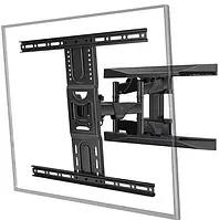 Крепление для телевизора поворотное V-Star P6 45-75" / Кронштейн ТВ с поворотом / Держатель для монитора