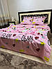Постільна білизна для дівчаток полуторка рожева, фото 7