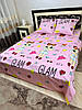 Постільна білизна для дівчаток полуторка рожева, фото 8