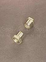 Футорка різьбова нержавіюча DN20x15 (3/4"x1/2"), н/ж сталь AISI 304, BSPP, Class 150, лита, ISO 4144