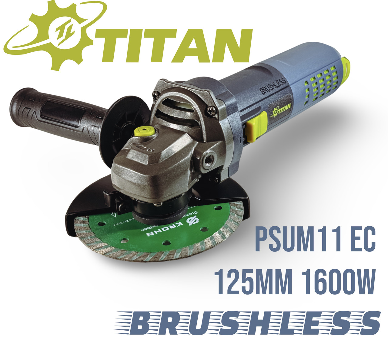 PSUM11 EC Brushless кутова шліфувальна машина.