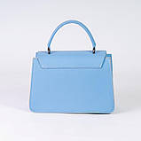 Жіноча сумка клатч портфель через плече у 5-и кольорах. Блакитний., фото 2