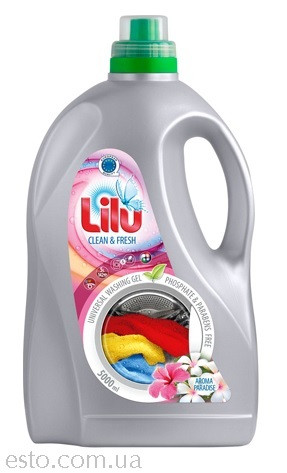 Гель для прання Lilu Washing gel Universal з ароматом Aroma paradise 5 л