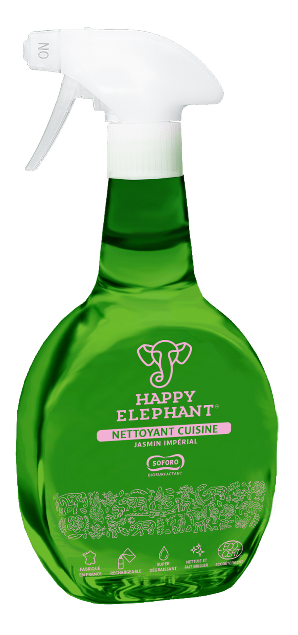 Засіб для миття кухні з ароматом жасмину Happy Elephant, 500 мл