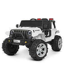 Дитячий електромобіль джип Jeep Wrangler M 4282EBLR-1 (MP3, USB, мотори 2x25W, акум.12V10AH), фото 3