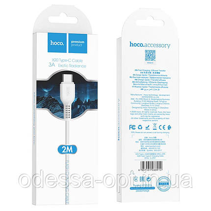 Кабель HOCO COOL, DATA CABLE X20 TYPE-C (2 метри), фото 3