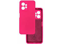 Чехол Silicone Cover Laksmi Full Camera (AAA) для Xiaomi Note 12 4G (Розовый/Barbie pink)