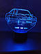 3d-світильник БМВ М5 Е34 BMW, 3д-нічник, кілька підсвіток (bluetooth), подарунок автоаматору, фото 9