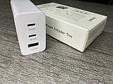 Блок живлення для Samsung Trio 65 Вт (EP-T6530NBEGWW) USB-C x 2Ports, USB-A Port, фото 3