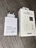 Блок живлення для Samsung Trio 65 Вт (EP-T6530NBEGWW) USB-C x 2Ports, USB-A Port, фото 6