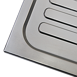 Мийка накладная MONRO 5050 (06/160) Decor квадратна, фото 8