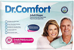 Підгузки для дорослих Dr.Comfort Small 5 крапель 50-85 см (30 шт)