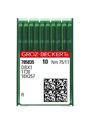 Голки GROZ-BECKERT DBx1 No75 (уп.10шт.)