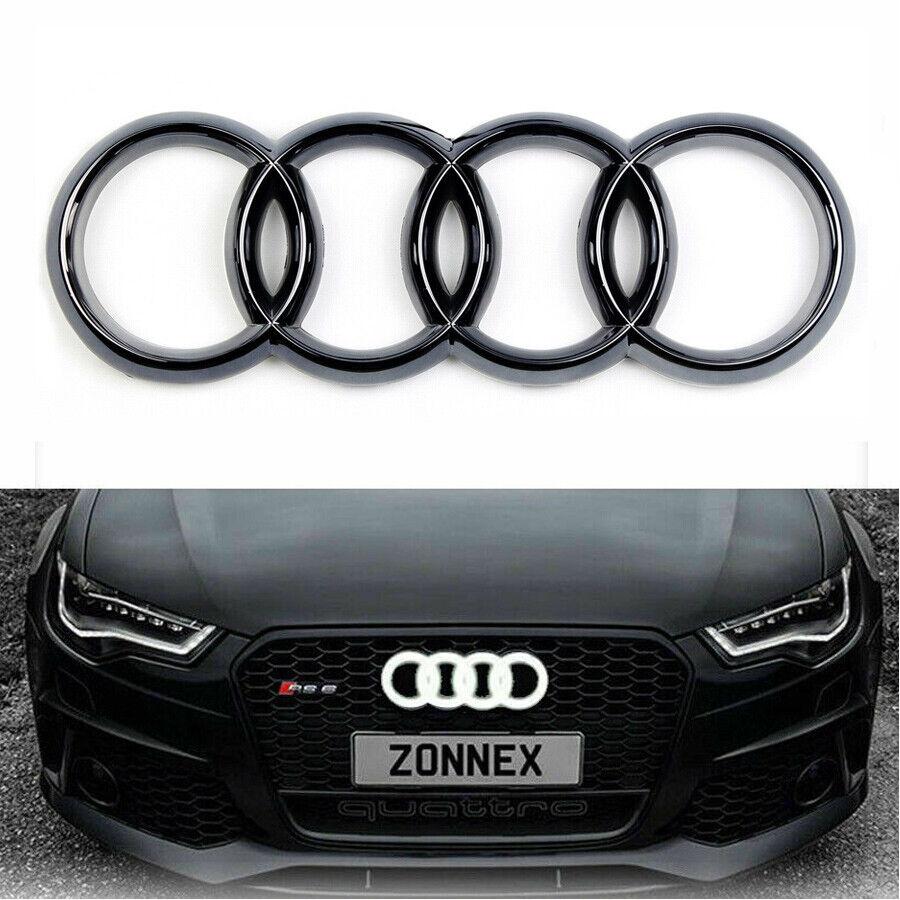 LED  AUDI Ауді Емблема ЛЕД емблема передня решітки радіатора 273 мм audi A3 A4 A5 A6 A7 колір чорний глянець
