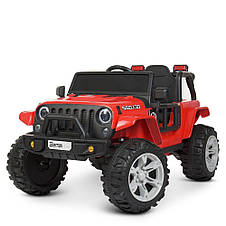 Дитячий електромобіль джип Jeep Wrangler M 4282EBLR-3 (MP3, USB, мотори 2x25W, акум.12V10AH), фото 4