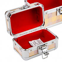 Кейс - скринька "Три скриньки" 12*16.5*18см., метал, екошкіра (9036-006), фото 2