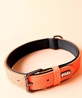 Ошейник для собак Fida Collar leash M 30-40 см оранжевый