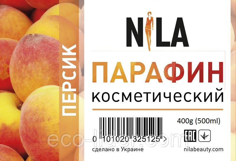 Косметический парафин Nila, персик 400гр (500мл). - фото 1 - id-p309108716