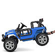 Дитячий електромобіль джип Jeep Wrangler M 4282EBLR-4 (MP3, USB, мотори 2x25W, акум.12V10AH), фото 7