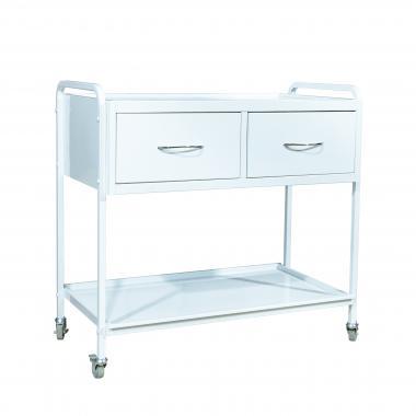 Столик маніпуляційний СМ-2 плюс на дві шухляди Заповіт столик медичний металевий пересувний
