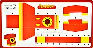 Ручка 3D 86939 (12/2) колір - Жовтий FUN GAME, фото 7