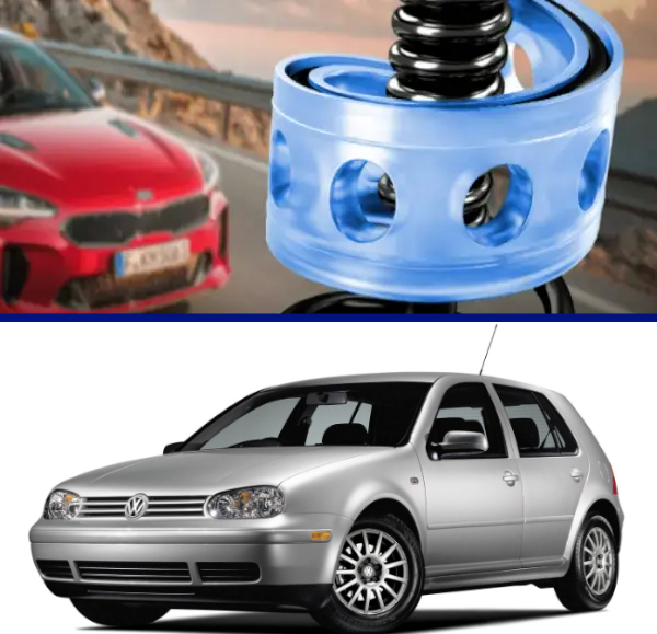 Автобафери силіконові на передні пружини Volkswagen Golf IV 1997-2006 (проставки, подушки пружини), фото 1