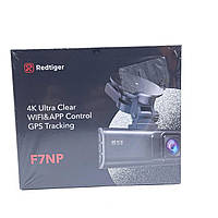 ВидеоРегистратор REDTIGER F7NP 4K с Wi-Fi GPS и комплектом проводов USB C и камерой заднего вида