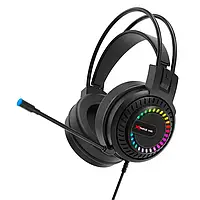 Игровые наушники XTRIKE ME Gaming HP-318 геймерские с микрофоном с RGB для игр пк ноутбука компьютера