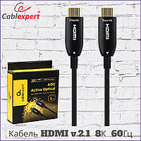 Кабель оптический HDMI Cablexpert CCBP-HDMI8K-AOC HDMI V.2.1 8К 60Гц позолоченные коннекторы AOC