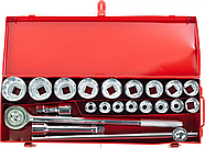 Набір інструментів 21од. 12 гр 3/4" Cr-V LEX LX58250, фото 2